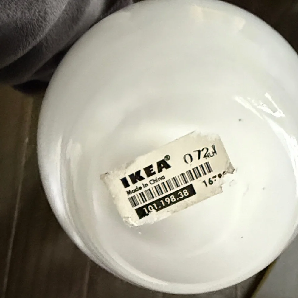 IKEA White Vase Duo
